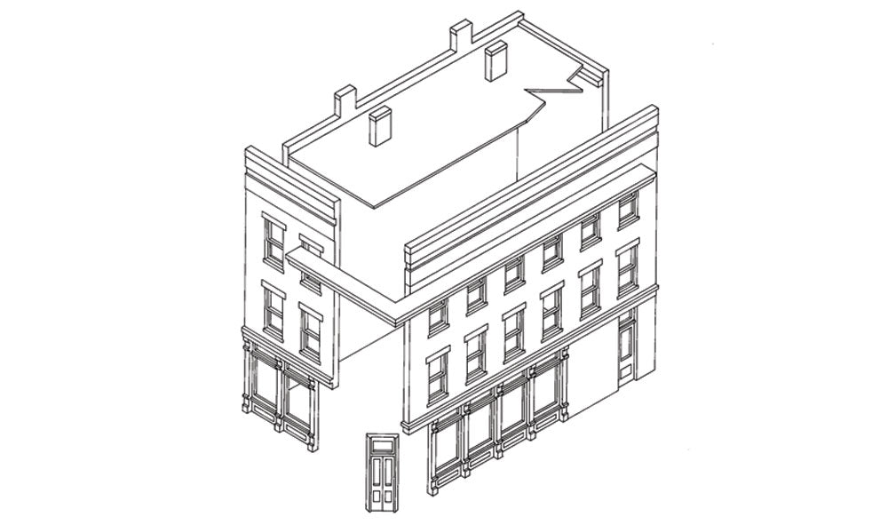 Woodland Scenics DPM 50700 N Scale Corner Apothecary [Building Structure Kit]