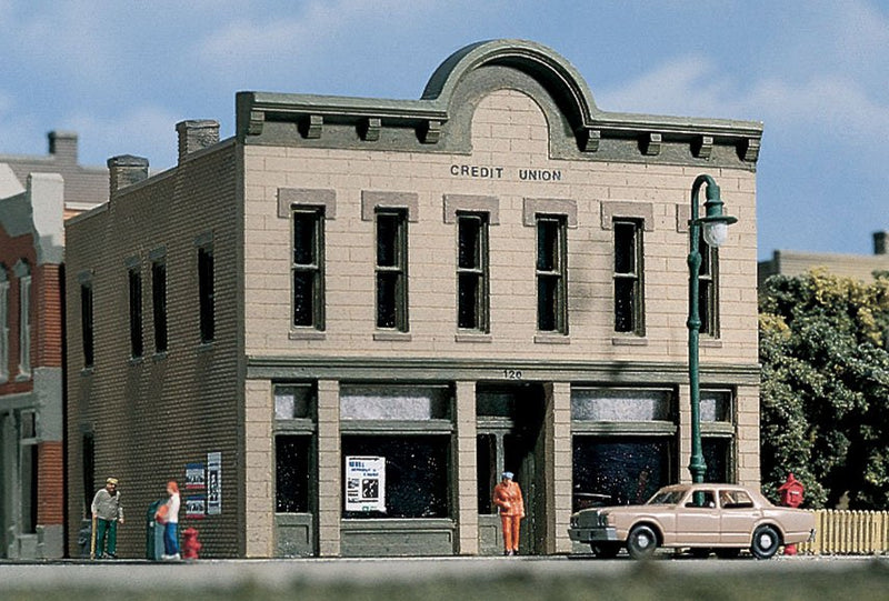 Woodland Scenics DPM 50800 N Scale Crestone Credit Union [Building Structure Kit]