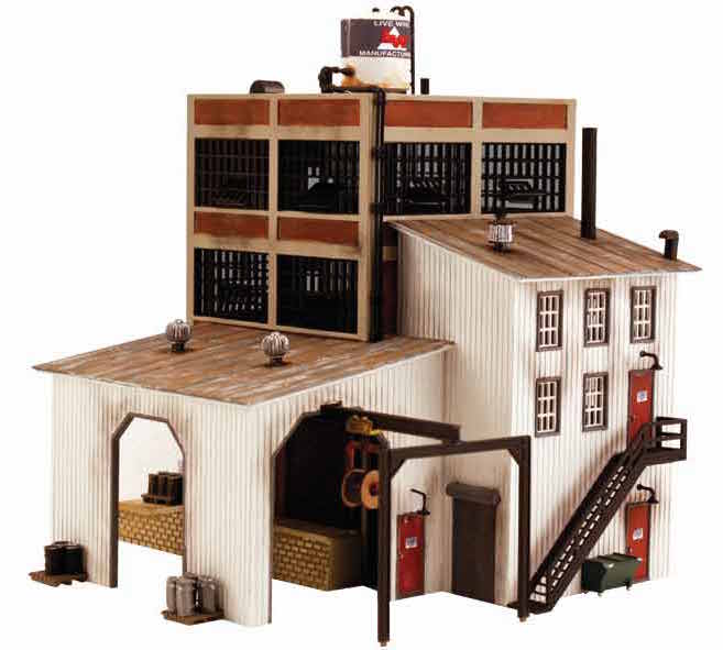 Woodland Scenics DPM Select 12600 HO Scale Live Wire Manufacturing [Building Structure Kit]
