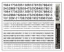Woodland Scenics DT511 Dry Transfer Decals - Railroad Gothic Numbers, Black