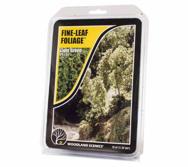 Woodland Scenics F1132 FIne Leaf Foliage - Light Green (75 cu. in.)