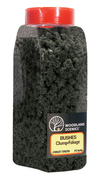 Woodland Scenics FC1648 Bushes Shaker - Forest Green (50 cu. in.)