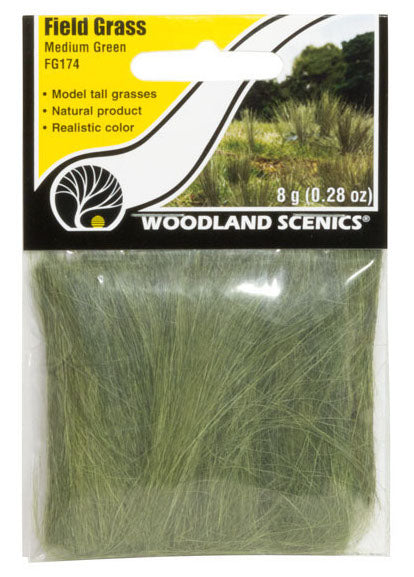 Woodland Scenics FG174 Field Grass - Medium Green (8g)
