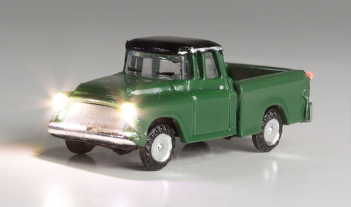 Woodland Scenics JP5610 N Scale Just Plug Vehicles - Green Pickup