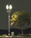Woodland Scenics JP5640 N Scale Just Plug Street Lights - Double Lamp Post (3-Pack)