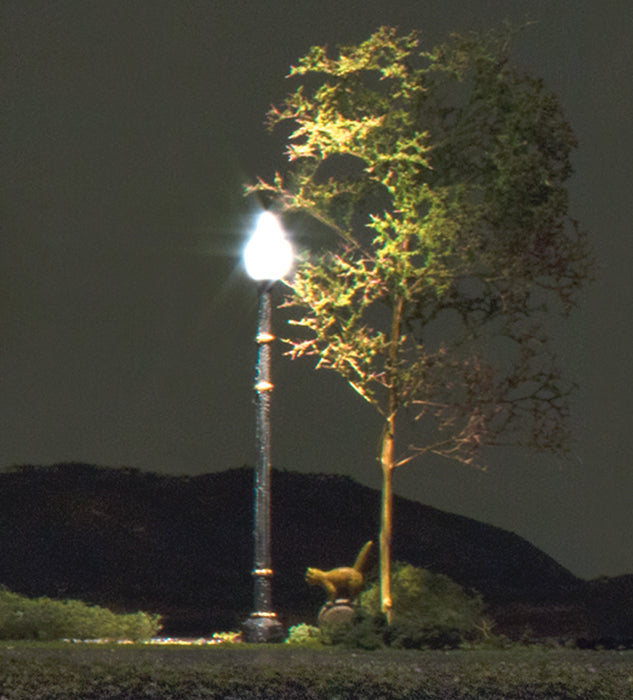 Woodland Scenics JP5641 N Scale Just Plug Street Lights - Lamp Post (3-Pack)
