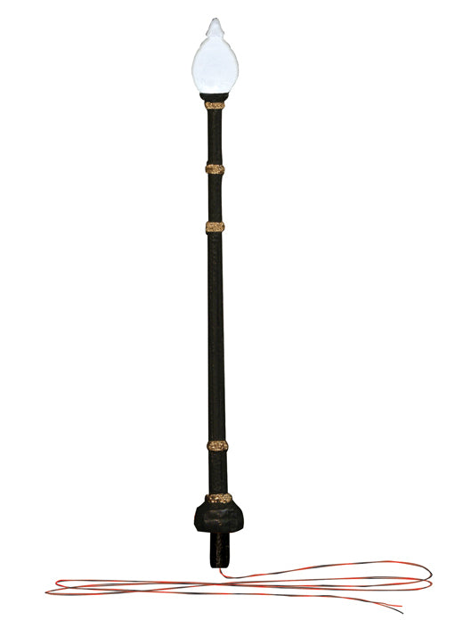Woodland Scenics JP5649 O Scale Just Plug Street Lights - Lamp Post (2-Pack)