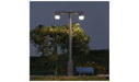 Woodland Scenics JP5676 HO Scale Street Lights, Twin Lamp (3-Pack)