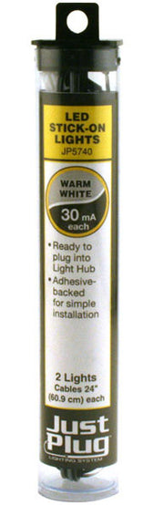 Woodland Scenics JP5740 Stick-On LED Lights, Warm White