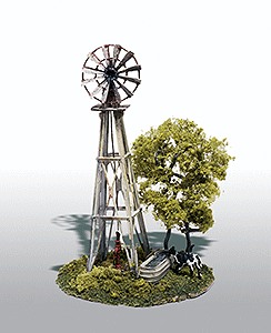 Woodland Scenics M103 HO Scale Windmill Mini Scene Kit