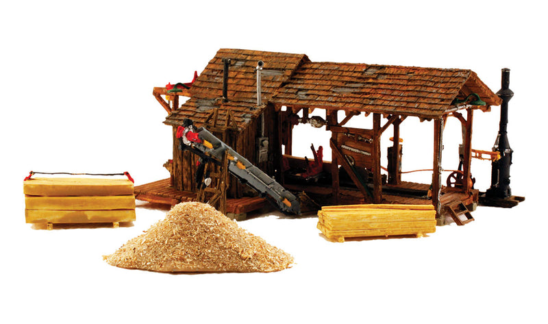 Woodland Scenics PF5195 HO Scale Building Structure Kit, Buzz's Sawmill