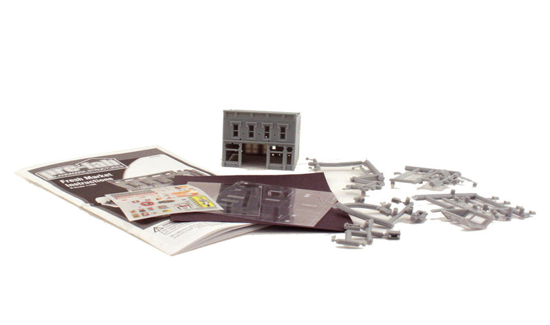 Woodland Scenics PF5200 N Scale Building Structure Kit, Fresh Market