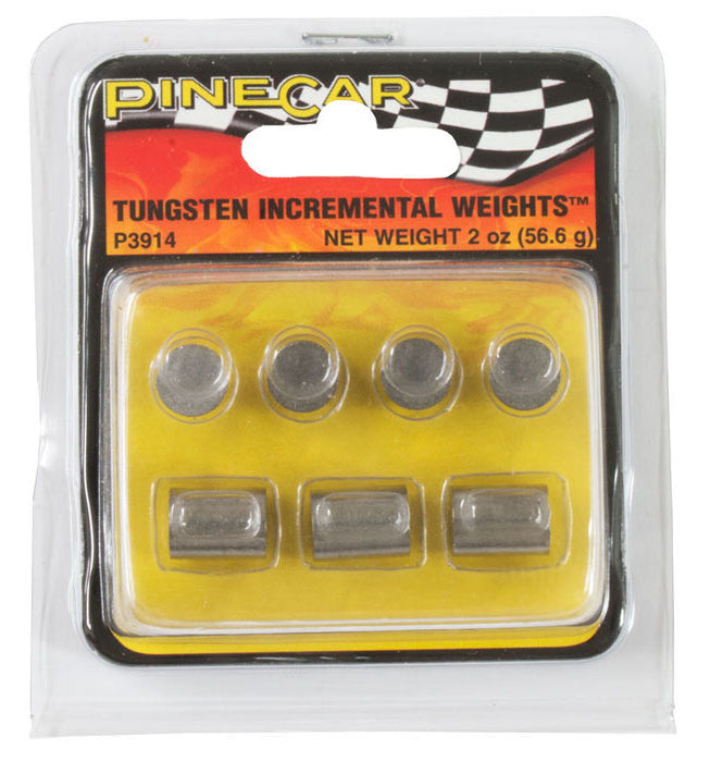 Woodland Scenics Pine Car P3914 Tungsten Incremental Weights 2oz Cylinder