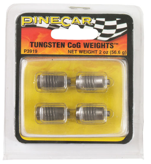 Woodland Scenics Pine Car P3919 1/2oz Tungsten Weights CoG Screw-In Type