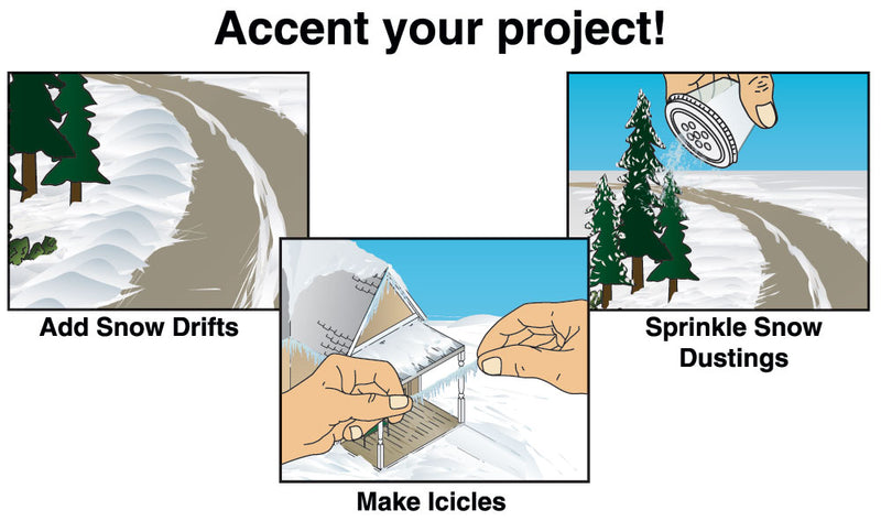 Woodland Scenics SP4123 Scene-A-Rama Snow Kit