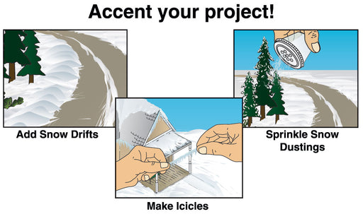 Woodland Scenics SP4123 Scene-A-Rama Snow Kit