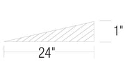 Woodland Scenics ST1413 Sub Terrain, 4% Incline Starter (4 Pieces)