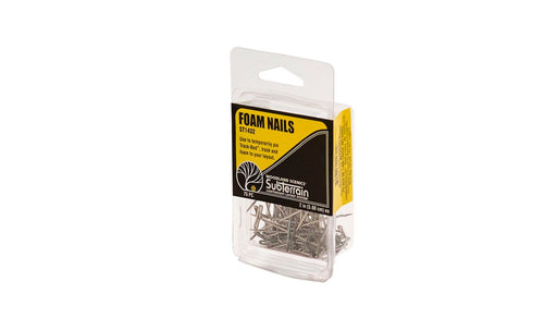 Woodland Scenics ST1432 Sub Terrain Tools, Foam Nails, 2" (75)