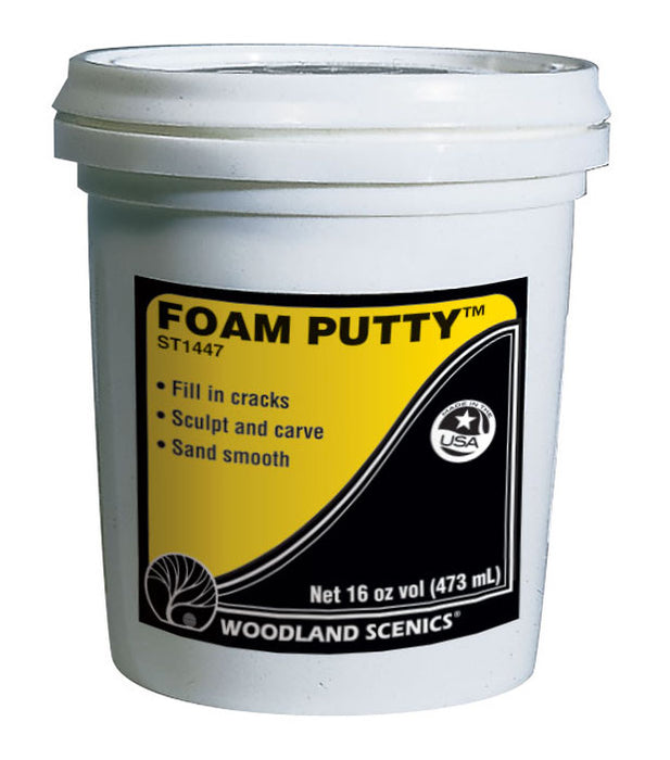 Woodland Scenics ST1447 Sub Terrain Adhesives & Filler, Foam Putty, Pint