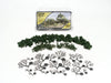 Woodland Scenics TR1111 Deciduous Tree Kit, 3/4"-3" (21)