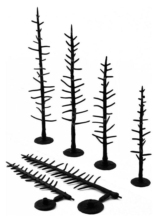 Woodland Scenics TR1124 Pine Tree Armatures, 2-1/2"-4" (70)