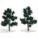 Woodland Scenics TR1514 Ready-Made Tree, Dark Green 5-6" 2-Pack