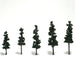 Woodland Scenics TR1560 Ready-Made Pine Tree, 2.5-4" (5-Pack)