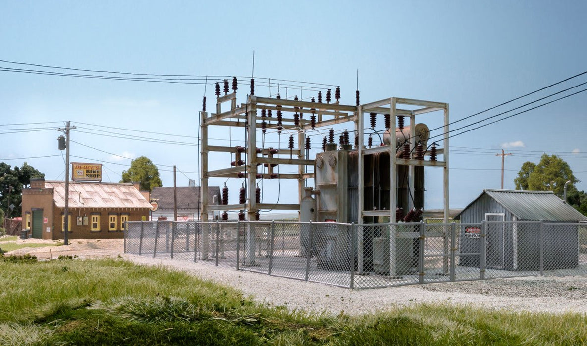 Woodland Scenics US2253 N Scale Electric Utility Substation Kit 