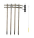 Woodland Scenics US2281 O Scale Pre-Wired Utility Poles with Double Crossbars