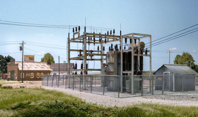 Woodland Scenics US2283 O Scale Electric Utility Substation Kit 