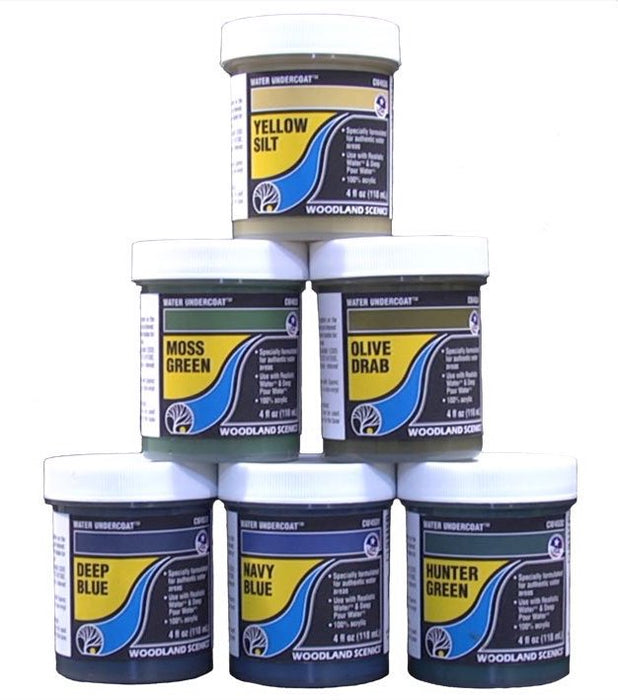 Woodland Scenics CW4534 Water Undercoat Olive Drab