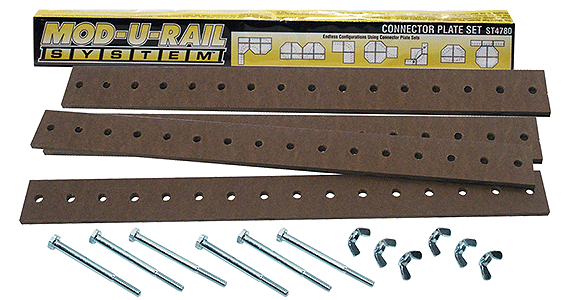 Woodland Scenics ST4780 Mod-U-Rail, Connector Plate Set (2-Pack)
