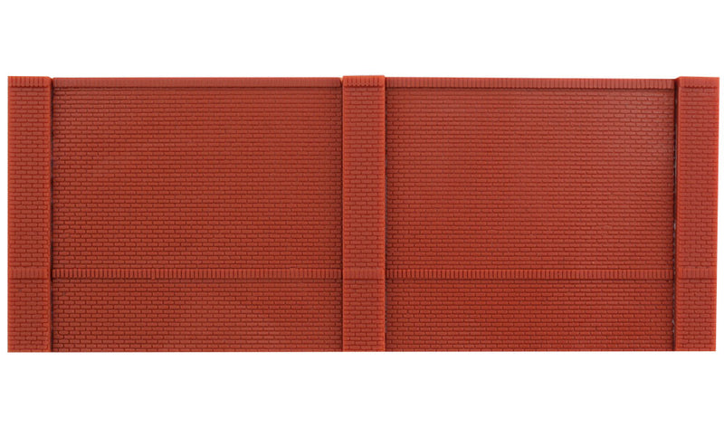 Woodland Scenics DPM 60101 N Scale Street Level Wall Sections - Blank Wall 3-Pack