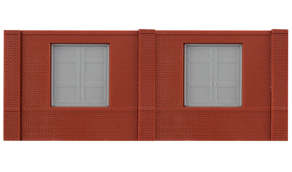 Woodland Scenics DPM 60105 N Scale Dock Level Wall Sections - Freight Entry Door 3-Pack