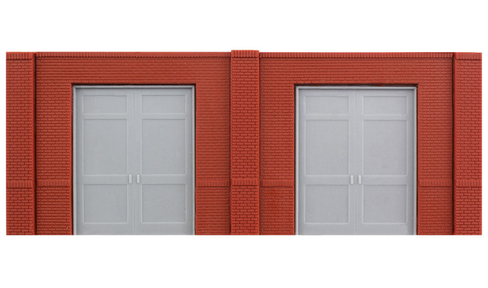 Woodland Scenics DPM 60106 N Scale Street Level Wall Sections- Freight Entry Door 3-Pack