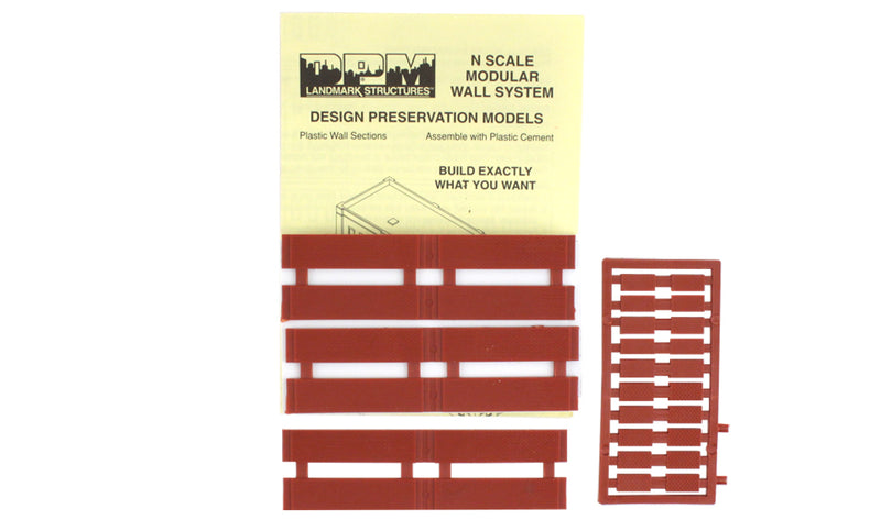 Woodland Scenics DPM 60131 N Scale Dock Riser Wall 6-Pack