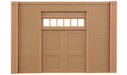 Woodland Scenics DPM 90107 O Scale Street / Dock Level Wall Sections - Freight Entry Door 2-Pack