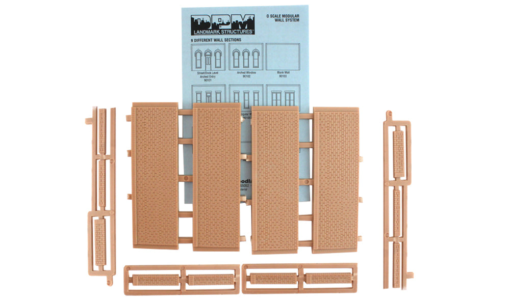 Woodland Scenics DPM 90108 O Scale Dock Riser Wall 4-Pack