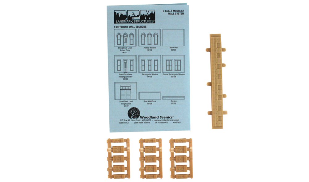 Woodland Scenics DPM 90109 O Scale Cornice 8-Pack