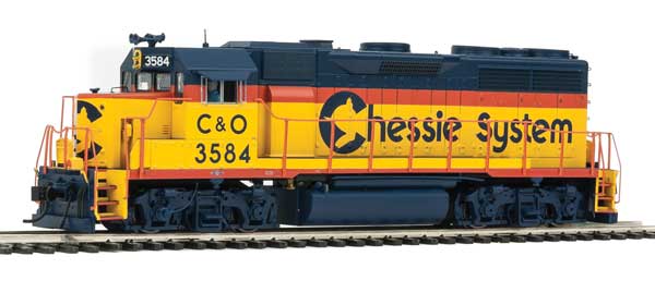 Walthers Proto 920-42166 HO Scale EMD Phase 2 GP35 Diesel Locomotive Chessie System C&O 3584 DCC