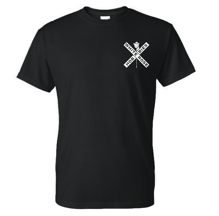 White Rose Hobbies WRH Logo Black T-Shirt Size Medium