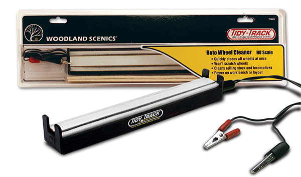 Woodland Scenics TT4561 Tidy Track, HO Scale Roto Wheel Cleaner