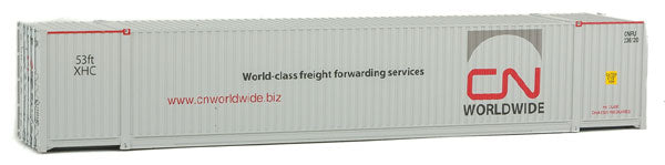Walthers SceneMaster 949-8518 53' Hi Cube Corrugated Container CN World Wide