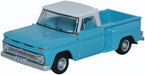Oxford Diecast 87CP65001 HO Scale 1965 Chevy Stepside Pickup Truck Light Blue