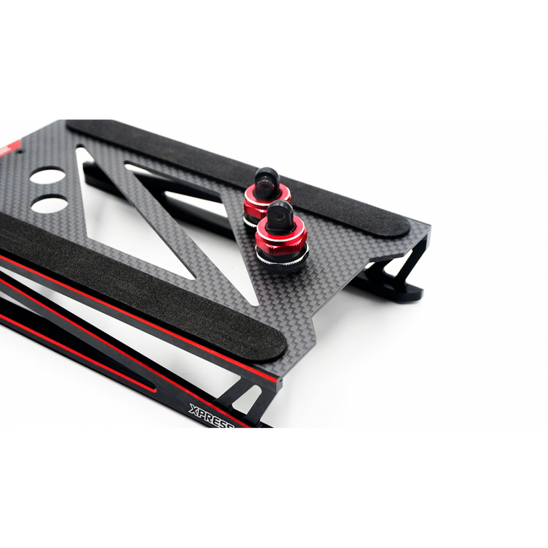 XPRESS 40001 Aluminum Graphite 1/10 Touring Car Setup Stand