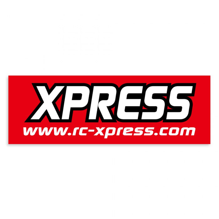 XPRESS 30045 Red Track Banner 200cm X 80cm