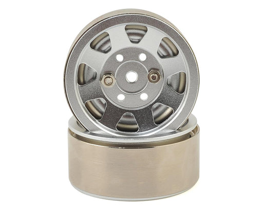 Xtra Speed 59559 8 Spoke High Mass 1.9 Aluminum Beadlock Wheel Silver 1 Pair