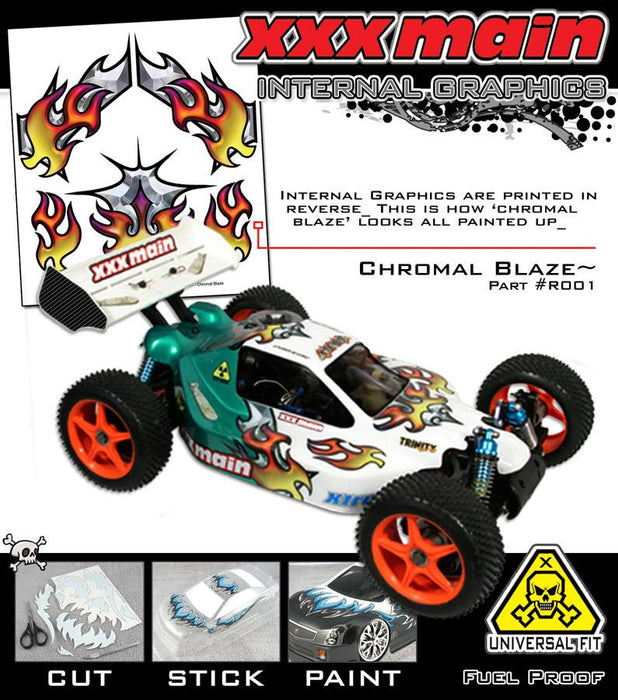 XXXmain Racing XXXR001 Chromal Blaze Internal Graphic