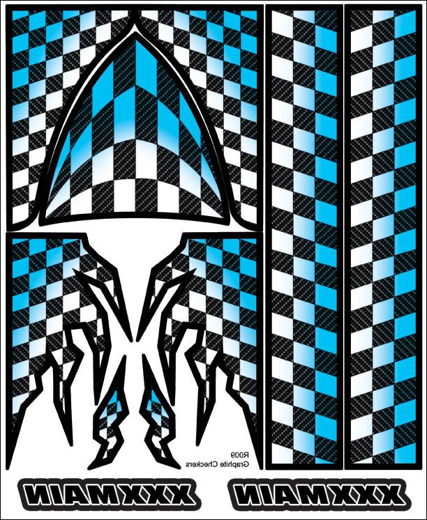 XXXmain Racing XXXR009 Graphite Checkers Internal Graphic
