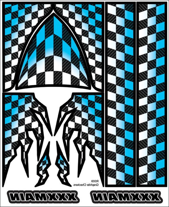XXXmain Racing XXXR009 Graphite Checkers Internal Graphic
